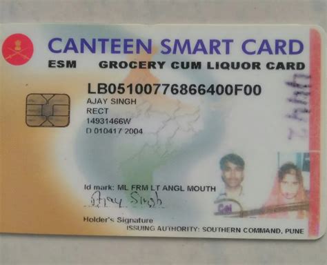 canteen smart card details|csdsmartcard gov in.